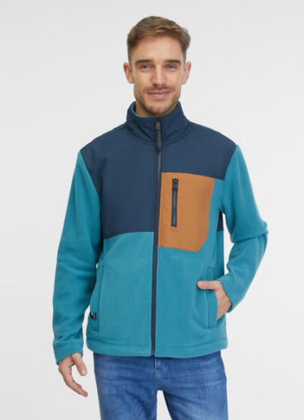 RAGWEAR HERREN OUTDOOR FLEECEJACKE FLETTCHER OCEAN GREEN