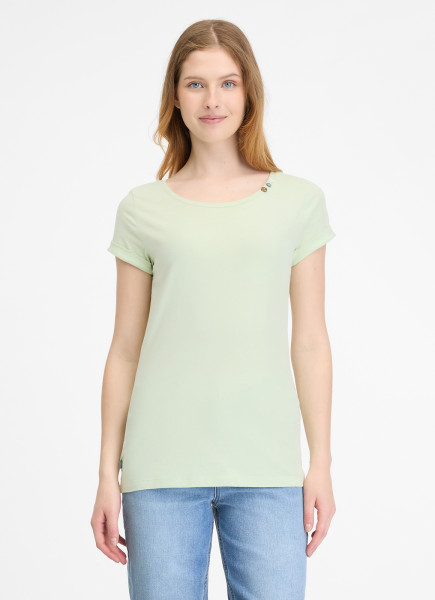 RAGWEAR DAMEN BASIC T-SHIRT FLLORAH GOTS LIHGT MINT