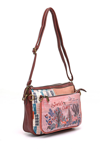 SWEET & CANDY BAGS SCHULTERTASCHE SC-040 PINK