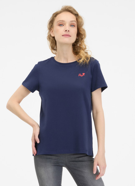 RAGWEAR DAMEN T-SHIRT ADORI LOVE MIDNIGHT