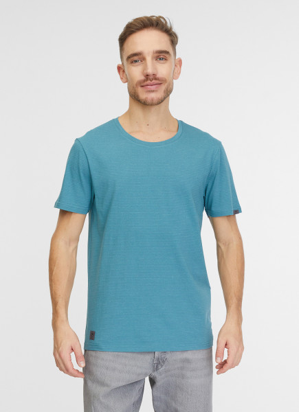 RAGWEAR HERREN T-SHIRT PAOLLO STRIPE OCEAN GREEN