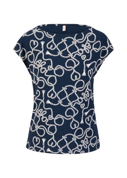 BLUTSGESCHWISTER DAMEN BLUSE BREEZY FLOWGIRL SAILING DUNKLEBLAU