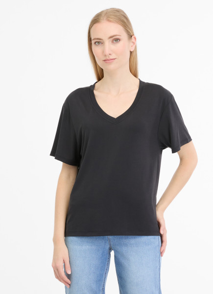 RAGWEAR DAMEN KURZARM SHIRT HAZZEL BLACK