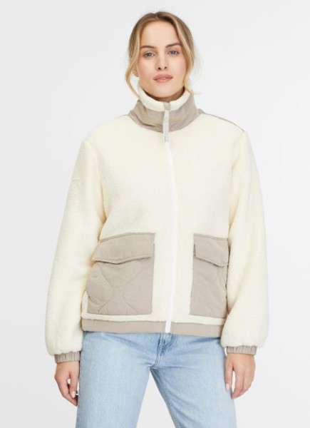 Ragwear Damen TEDDY-FLEECEJACKE ARCTIKA OFF WHITE