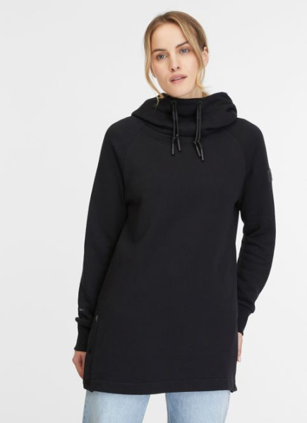 RAGWEAR LANGER DAMEN KAPUZEN HOODY ROWENNA BLACK