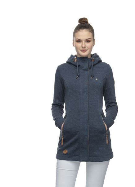 RAGWEAR SWEATJACKE LANG DAMEN LETTY