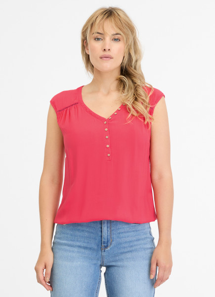 RAGWEAR DAMEN TOP SALTTY CORAL