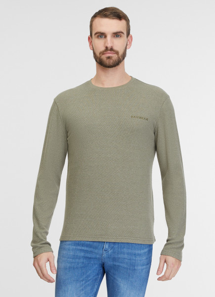 RAGWEAR HERREN LONGSHIRT CYEN DUSTY OLIVE