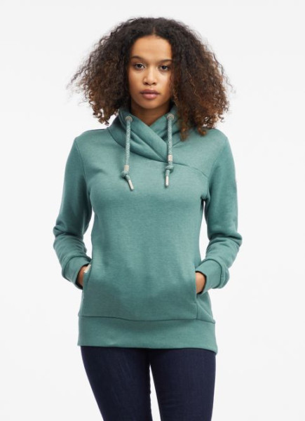 RAGWEAR DAMEN SWEATER NESKA COMFY CORE GREEN