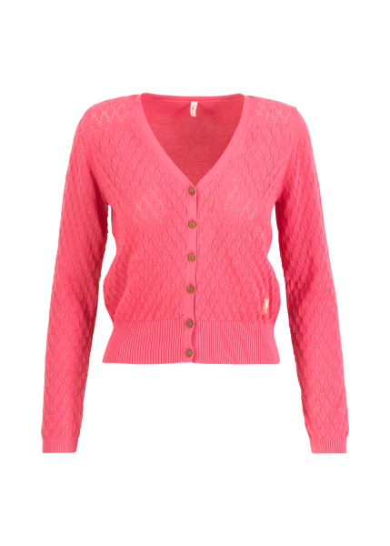 BLUTSGESCHWISTER DAMEN CARDIGAN SAVE THE WORLD SWEETNESS FRUIT PINK