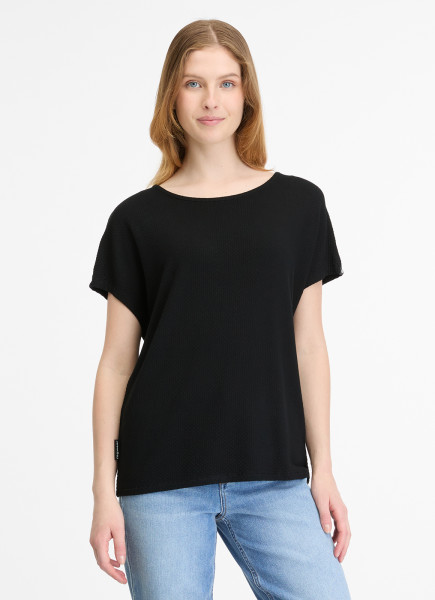 RAGWEAR WEICHES DAMEN BASIC T-SHIRT UMAI B BLACK