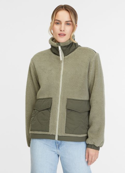 Ragwear Damen TEDDY-FLEECEJACKE ARCTIKA DUSTY OLIVE