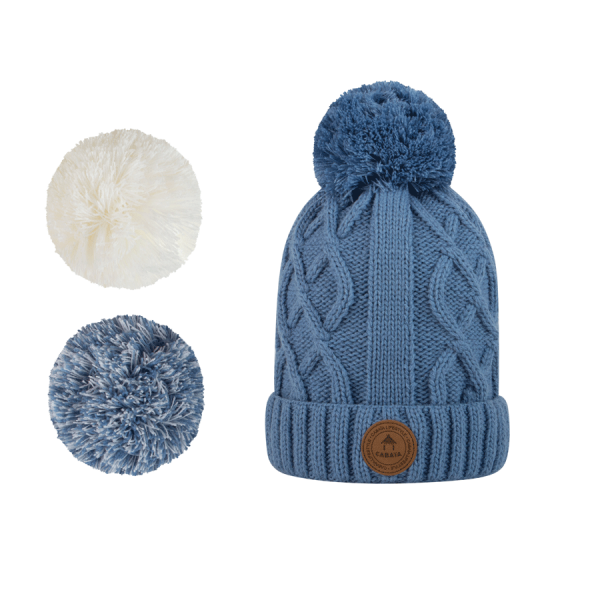 CABAIA STRICKMÜTZE/BOMMEL AUSWECHSELBAR APLETINI
