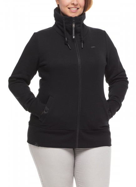 RAGWEAR SWEATJACKE DAMEN RYLIE ZIP PLUS SIZE