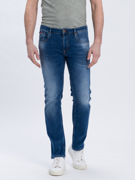 CROSS HERREN JEANS DAMIEN MID BLUE