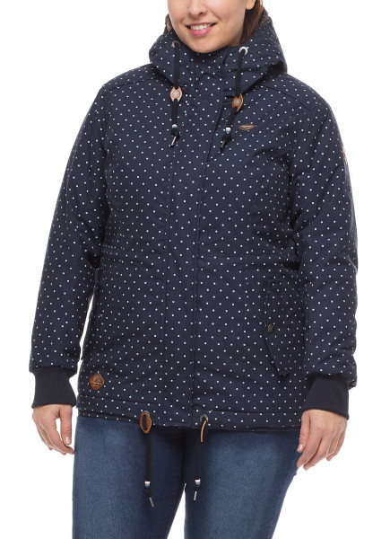 RAGWEAR DAMEN JACKE DANKA DOTS PLUS SIZE