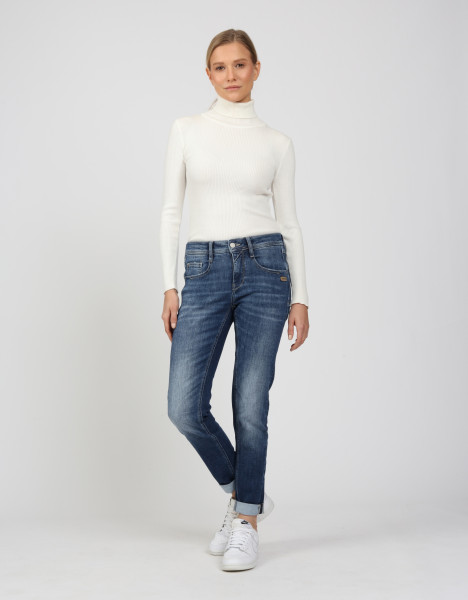 GANG JEANS 94AMELIE RELAXED FIT STANDARD PEECIOUS WASH