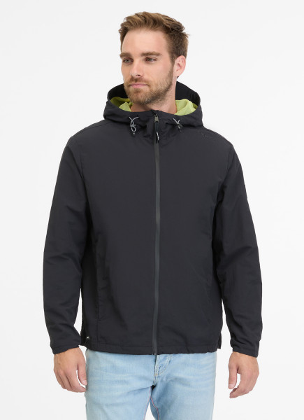 RAGWEAR HERREN ÜBERGANGSJACKE MIT KAPUZE LEWIE BLACK