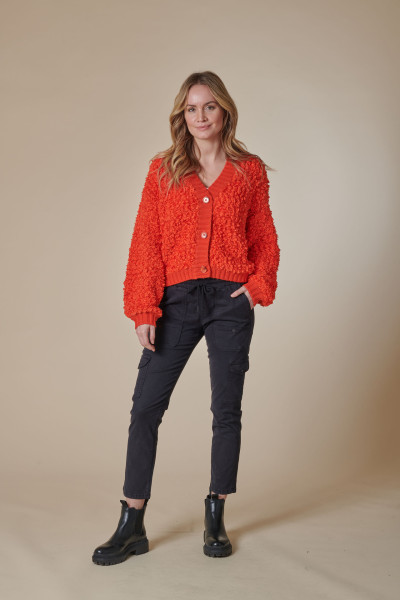 ZHRILL STRICKJACKE DAMEN ZHGLORIA TANGERINE TANGO ORANGE