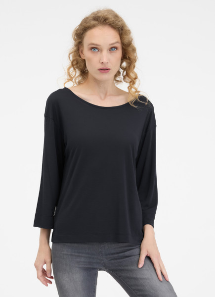 RAGWEAR DAMEN 1/2 ARM SHIRT LAYKE BLACK