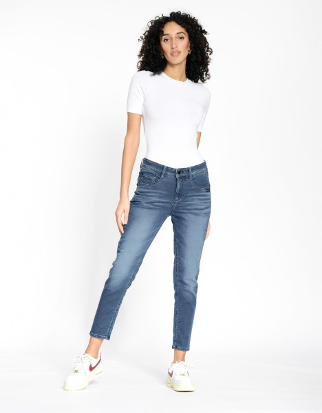 GANG DAMENJEANS 94AMELIE CROPPED RELAXT FIT SOFT FADE