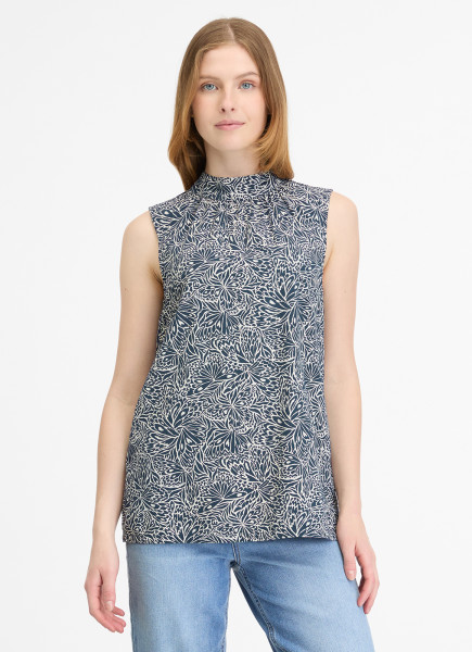 RAGWEAR DAMEN SHIRT ANGYC TOP PRINT MIDNIGHT