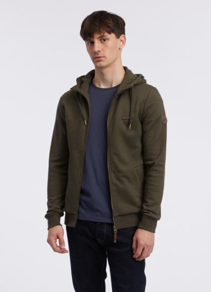 RAGWEAR HERREN SWEATJACKE NATTE ZIP CORE DARK OLIVE