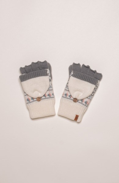 FAIRISLE KNIT MITTENS VON BRAKEBURN